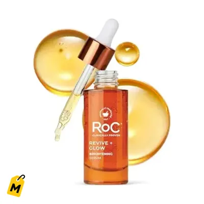 Serum RoC Vitamina C pa la Cara - Brillo, Anti-Arrugas y Tono Uniforme. Piel Joven y Radia