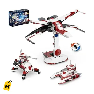 Set 3 en 1 Naves Espaciales QLT - Armable, Compatible con Lego - Regalo Chevere pa Ninos 6
