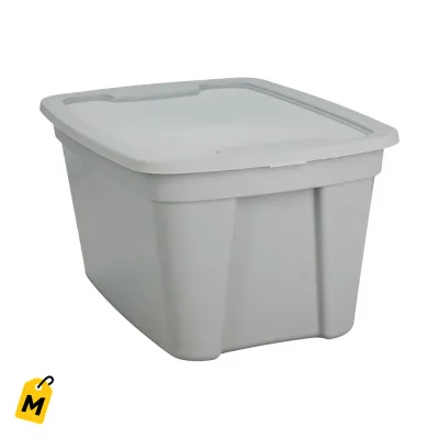 Baul Organizador Edge Plastics Gris 5 Galones - Pack de 6