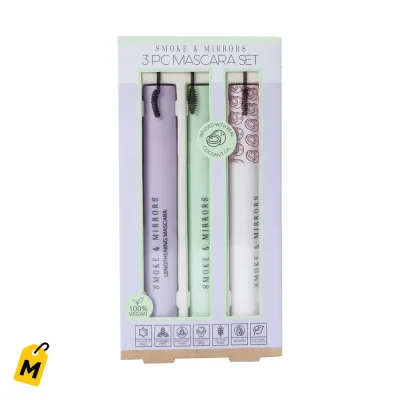 Set de 3 Mascaras Smoke & Mirrors - Pestanas de Pelicula y Mirada Nitida