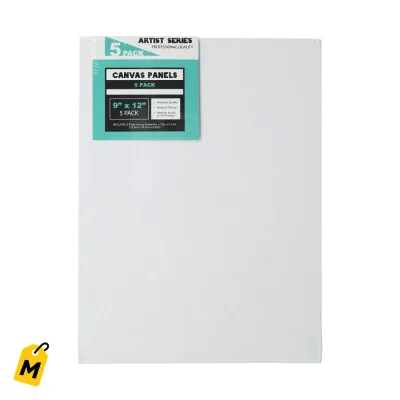 Set de 5 Lienzos 9x12 Calidad Premium para Artistas