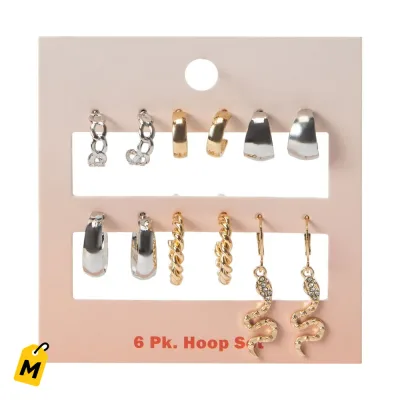 Set de 6 Aros Mix Pa To Los Looks