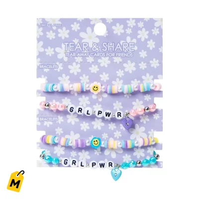 Set de Pulseras Pa Compartir Con Tus Panas
