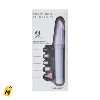 Set Manicura Pedicura Electrico 5 en 1 Urban Butterfly - Unas Perfectas Facil