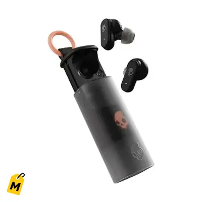 Skullcandy Dime Evo Audifonos Inalambricos Negro Intenso 36H Bateria Estuche Clip