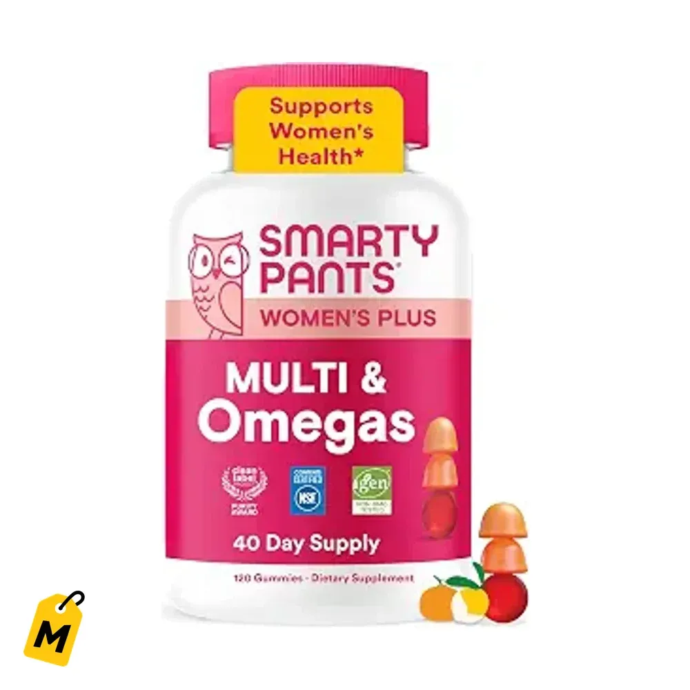 SmartyPants Gomitas Mujer Multivitaminas Omega 3 Vit D3 C B12 B6 A K Zinc