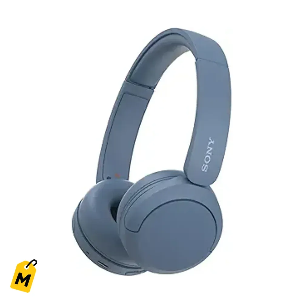 Sony WH-CH520 Audifonos Bluetooth Azules: Bateria Dura Pila, Comodos, Llamadas Claras