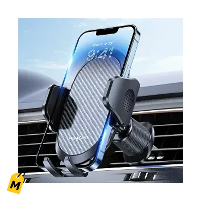 Soporte Miracase pa tu carro con gancho metalico, pa to los celulares, negro