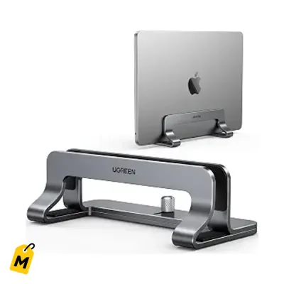 Soporte Vertical UGREEN pa Laptop MacBook y mas - Aluminio Ajustable hasta 17.3