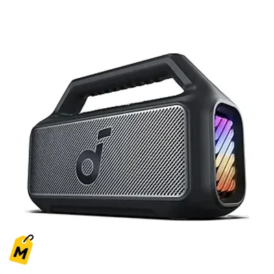 Soundcore Boom 2 Anker 80W Bocina Bluetooth Pa la Calle 24H Bateria Agua BassUp