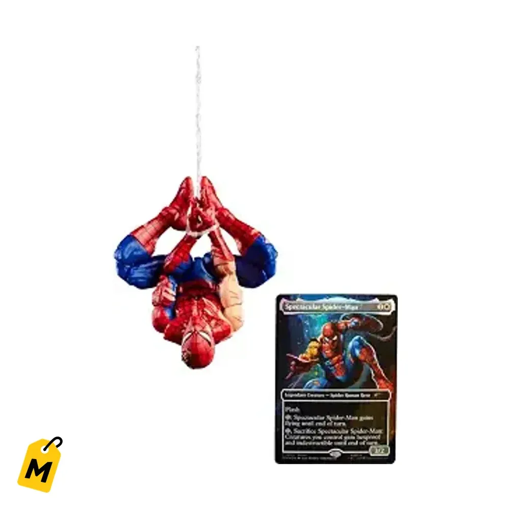 Spiderman de Batalla Marvel Legends 6 Pulgadas y Carta Magic Exclusiva!
