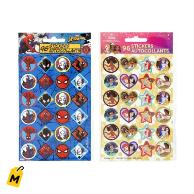 Stickers Bacanos de Personajes Licenciados, Disenos Surtidos