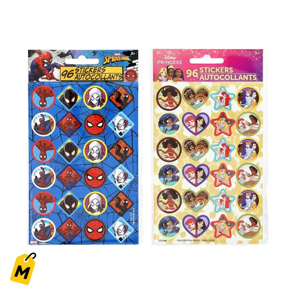 Stickers Bacanos de Personajes Licenciados, Disenos Surtidos