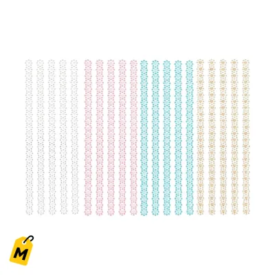 Stickers de Bordes con Joyas Crafters Square - Brillo y Estilo para tus Proyectos