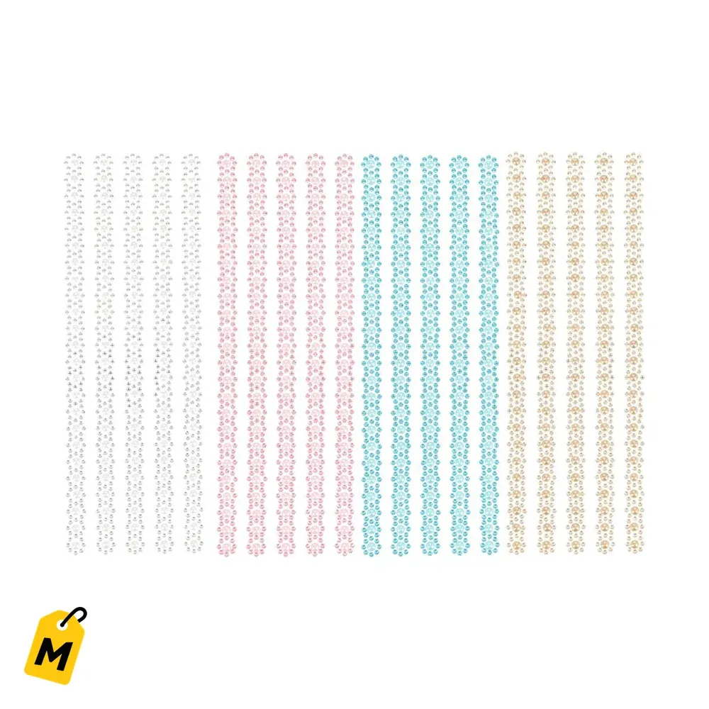 Stickers de Bordes con Joyas Crafters Square - Brillo y Estilo para tus Proyectos
