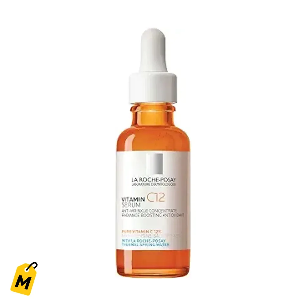 Suero Vitamina C La Roche-Posay pa la cara, con Hialuronico y Salicilico. Brillo y menos a