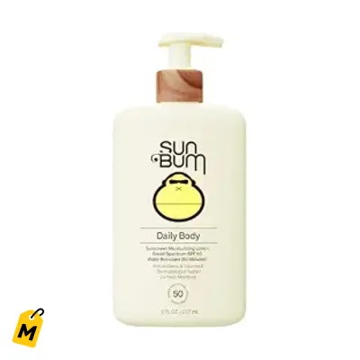 Sun Bum SPF 50 Diario - 8 oz | Proteccion A Prueba de Sol, Piel Suave y Cuidada