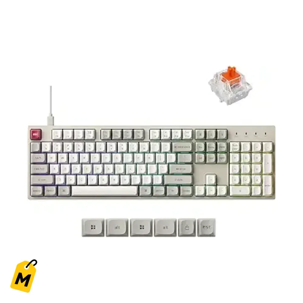 Teclado Mecanico Keychron C2 Pro Cable 8K Hz RGB Personalizable Full Size