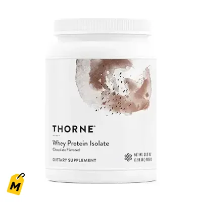 THORNE Proteina Whey Aislada Chocolate Pa Tus Musculos - 30 Servicios