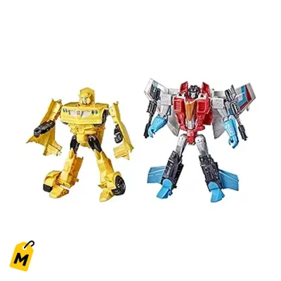 Transformers Bumblebee y Starscream 2-Pack - Heroes y Villanos Pa Jugar