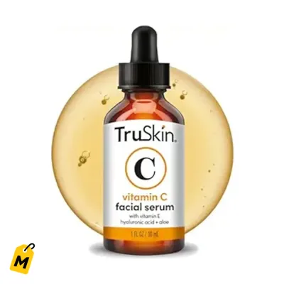 TruSkin Serum Vitamina C y Acido Hialuronico - Piel Joven Radiante y Sin Manchas