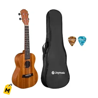 Ukelele Concierto Joymusic 23 Pulgadas Caoba Kit Natural Mate