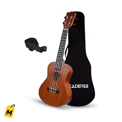 Ukelele Kadence Concierto 23 Sapele Marron | Pa Principiantes | Con Bulto y Curso