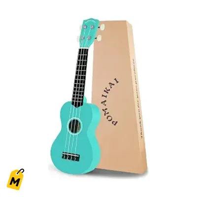 Ukelele Soprano POMAIKAI Azul 21 Pulgadas Pa Principiantes
