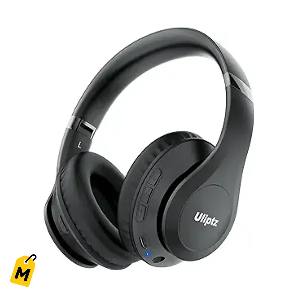 Uliptz Audifonos Bluetooth Inalambricos 65H Bateria Sonido HiFi Microfono Plegables Pa Tod