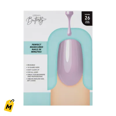 Urban Butterfly Protectores Reusables Unas 26 Unidades