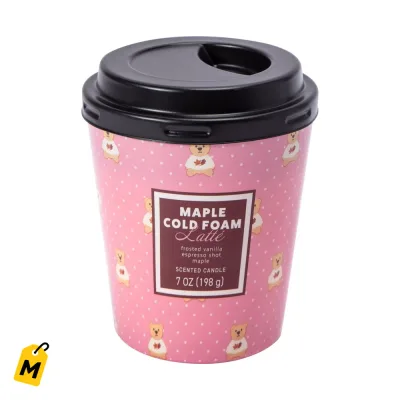 Vela Aroma Latte 7oz Para Tu Espacio Relax