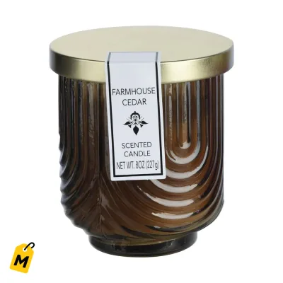 Vela Aromatika Cedro Campo 8 Oz Pa Relajarte