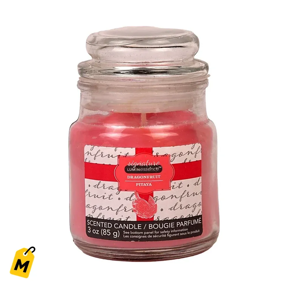 Vela Luminessence Dragon Fruit 3 oz - Aroma Tropical Pa Tu Casa