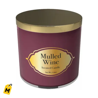Vela Aromatica Vino Caliente - Pack de 6 pa tu casa o negocio