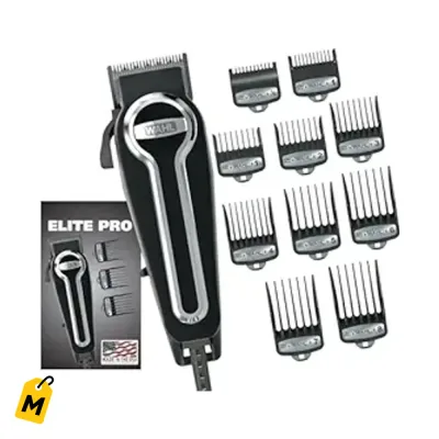 Wahl Elite Pro Maquina de Cortar Pelo y Kit de Aseo para Hombres - Rendimiento TOP