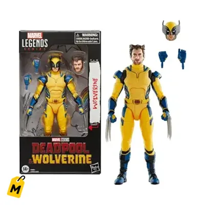 Wolverine y Deadpool Marvel Legends - Figura de Accion 6 Pulgadas Pa Coleccionar