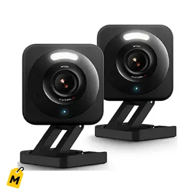WYZE Cam v4 2.5K IA Pa Seguridad Casa, Bebe y Mascota. Vision Color. Sin Mensualidad (2)