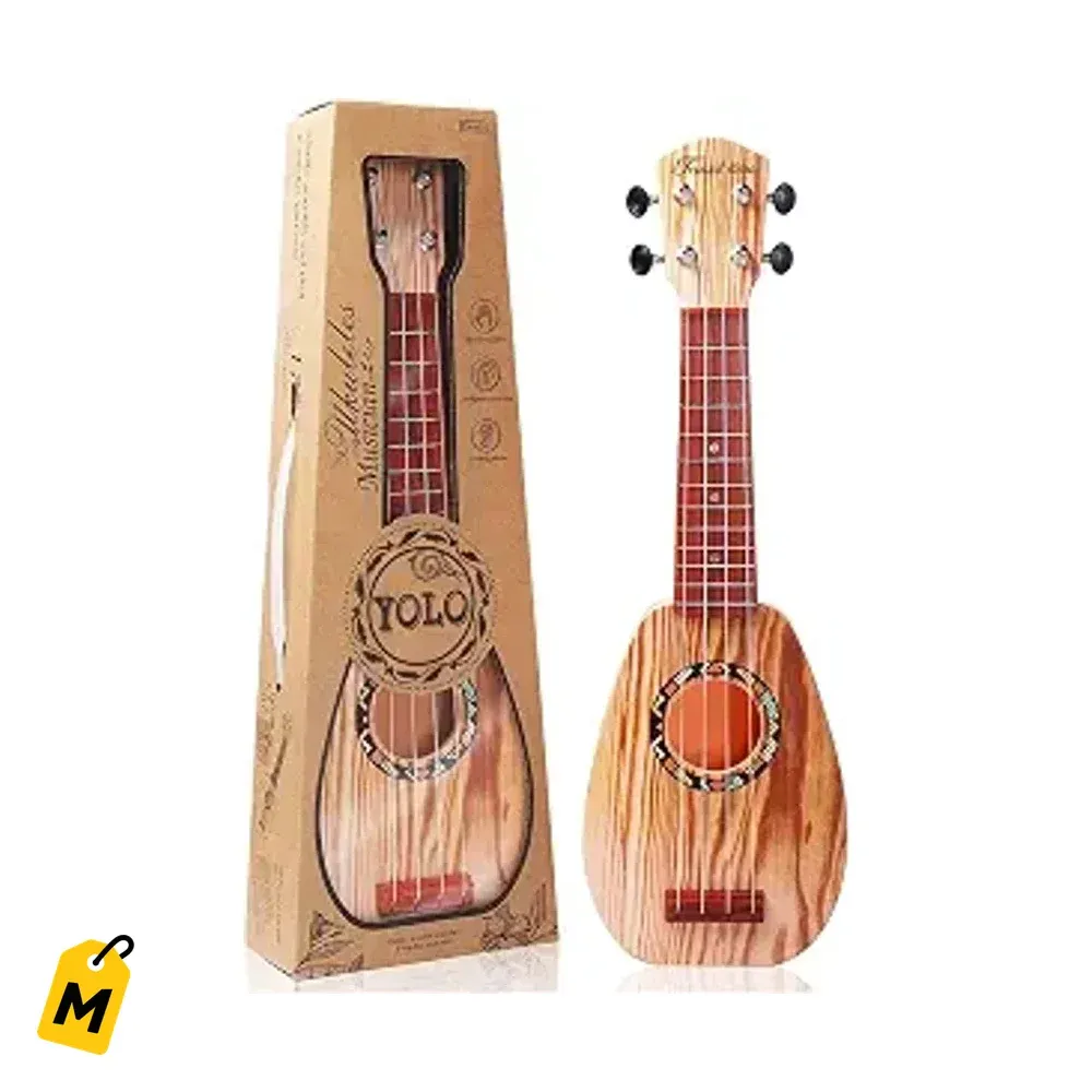 YOLOPLUS+ Ukelele Ninos 17 Pulg 4 Cuerdas | Guitarrita Juguete Musical Aprendizaje