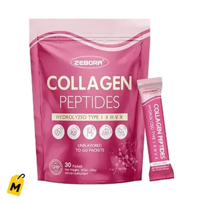 ZEBORA Colageno Multi, Hialuronico, Biotina, Probioticos - Piel, Pelo, Unas y Salud Intest