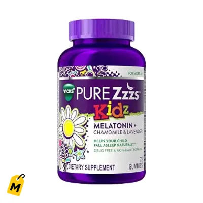 ZzzQuil Pure Zzzs Kidz Gomitas Melatonina Ninos Sueno Natural Berry 72